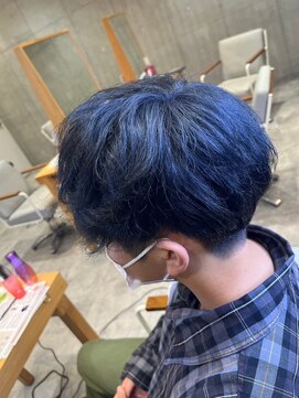 エヌアンドエー 草加店(N&A) メンズカット#15 黒髪ショートマッシュ/ニュアンスパーマ