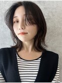 【morio池袋】ナチュラルなセンターパートのレイヤーカット♪