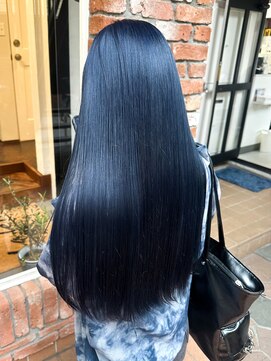 ラレイ ハラジュク(Lalei harajuku) 【白石】ブリーチ１回でつくるブルーカラー/透明感カラー