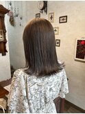 アッシュベージュ/ベージュ/髪質改善/パーソナルカラー診断