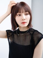 エインアンリー 表参道(AIN.ANLY.)&nbsp;◯ぱっつん前髪薄めバング長めバング切りっぱなしボブミニボブ