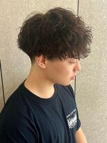 ニアウ 高崎店(Niau)&nbsp;メンズマッシュシャドウパーマ群馬高崎眉毛