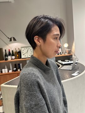 グリップ(GRIP) グレーカラー×メンズライクハンサムショート