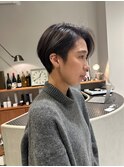 グレーカラー×メンズライクハンサムショート