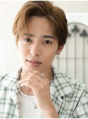 20代30代ハイトーンカラー決まる王道メンズカットf戸田公園