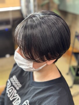 クレップスヘアーヒマワリ(CRE'PS HAIR HIMAWARI) サラ艶髪質改善縮毛矯正ハンサムショート