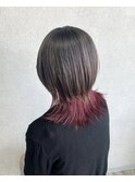 Wolf cut × inner color