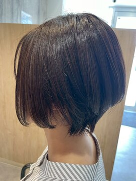 エヌアンドエー せんげん台店(N&A) 襟足スッキリショートボブ/白髪/白髪染めハイライト