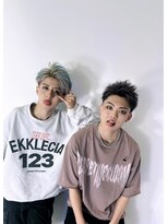 メンズサロン キング 高槻店(Men’s salon K!ng)&nbsp;波巻きツイストスパイラルパーマ/フェザーパーマ/眉毛/メンズ