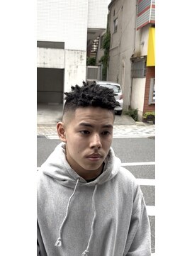 バーバーブロス(BAR BER bro's) スパイキーショートアフロ/浦安/メンズパーマ/針金パーマ