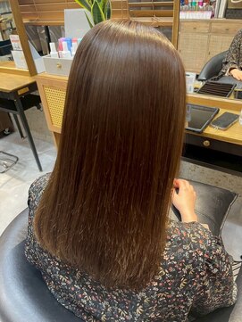 ヘアリゾート粋 トゥジュ 池袋東口店(tujuh) 髪質改善/ストレート/艶髪/ブラウン