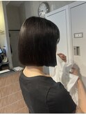 〇内巻きボブ〇