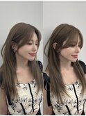 韓国ヘア/韓国スタイル/縮毛矯正/髪質改善/レイヤーカット