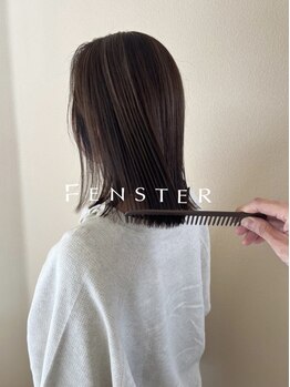 フェンスター(Fenster)の写真/【川名/駐車場有】頭皮に優しい施術で気になる白髪を活かすデザインもご提案◎上質なカラーが人気♪