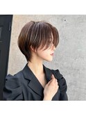 大人ショートボブ 20代30代40代ヘア 小顔 大阪クビレ茨木