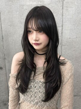 ロンドホットリップ 立川(Lond hot lip) オリーブグレー/イヤーカット/黒髪/マロンベージュ／立川