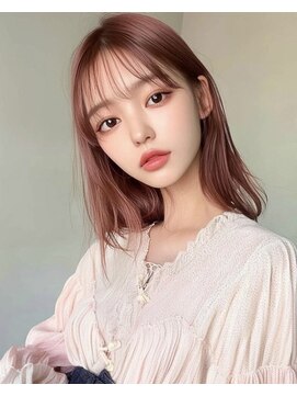 ハム 立川(hum) ココアベージュ/オリーブグレー/小顔/黒髪[立川/髪質改善]