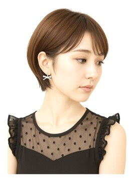 ☆お客様スタイル☆【艶カラーショート／二俣川／二俣川駅】