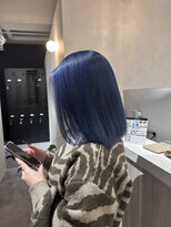 シグマラテ(SIGMA LATTE)&nbsp;色落ちまで楽しめるネイビーカラー！