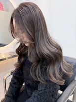 ベア(Bear)&nbsp;ハイライト/グレージュ/ミルクティーベージュ/レイヤーカット