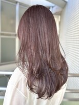 ロジェ(loje)&nbsp;20代30代40代 ラベンダーピンクベージュ/ロングレイヤーカット