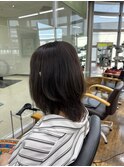 大人女性のオーダーメイド白髪ぼかし