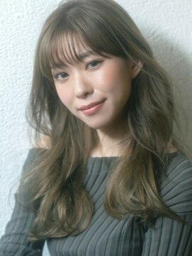 エミュ 表参道 青山(emu) 【emu井上信洋】抜け感オリーブカラーとゆるカール【エミュ】