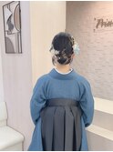 卒業式のヘアセット・はかま着付け 53