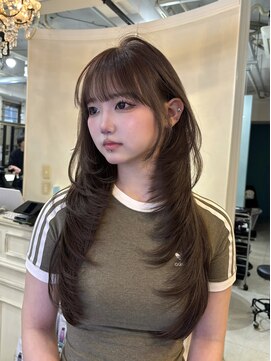 ヘアーアンドメイク シークタチカワ 立川店(Hair&Make Seek) 【澤飯】韓国トレンドレイヤー×ブリーチなしグレージュ