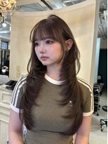 ヘアーアンドメイク シークタチカワ 立川店(Hair&Make Seek) 【澤飯】韓国トレンドレイヤー×ブリーチなしグレージュ