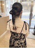 リボンアレンジ/ヘアアレンジ