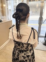 カノン(kanon hair&beauty)&nbsp;リボンアレンジ/ヘアアレンジ
