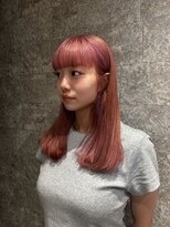 アネロ 名駅(anhelo)&nbsp;ピンクベージュ×ぱっつん