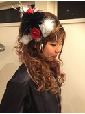 綺麗系ハーフアップスタイル