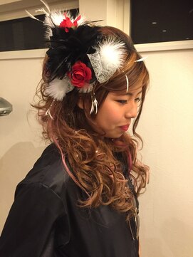 ヘア ラボ トアル(hair labo toaru) 綺麗系ハーフアップスタイル