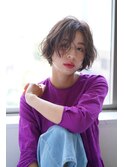 抜け感小顔ショート