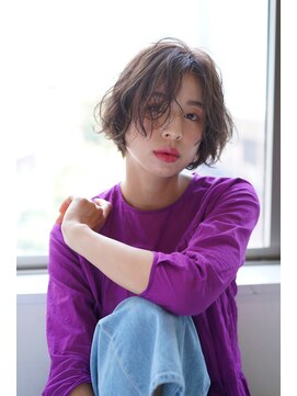 フラッグ ヘアー 天神西通り店(Flag HAIR) 抜け感小顔ショート
