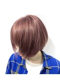 [prankster]透明感ピンクのショートレイヤー