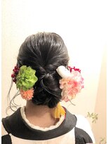 マロウ ヘア(Mallow hair)&nbsp;成人式華やか可愛いヘアアレンジ♪