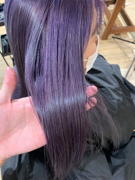 アヤメ(ayame) ハイトーン_ラベンダー_ケアブリーチ_東久留米