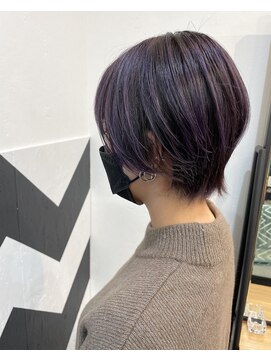 デスト 大宮(DEST) @dest_tanaka_katsuyaパープルヘアー/ボブルフ[大宮]