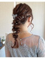 リブヘア(LiB hair)&nbsp;編みおろしアレンジ