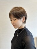 大人かわいいショート/丸みショートボブ20代30代40代~