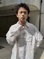 ヒュージ 三軒茶屋(huge)&nbsp;ニュアンスパーマ/メンズカット/眉カット