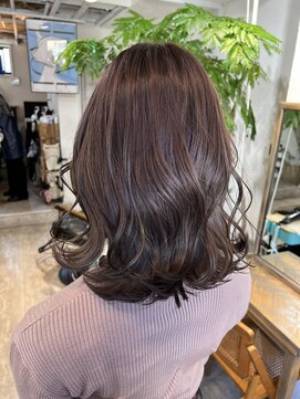 ロア インターナショナル 新宿店(LoA International) 【LoA】ブリーチなし透明感ラベンダーピンクブラウン