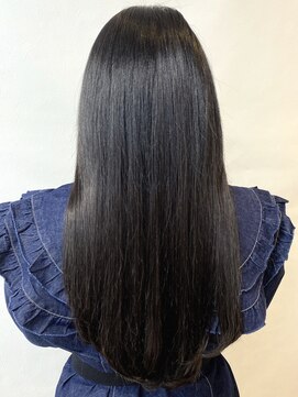 グロス 心斎橋(GLOSS) 【カラー/エクステ】艶感ブラック×シールエクステ