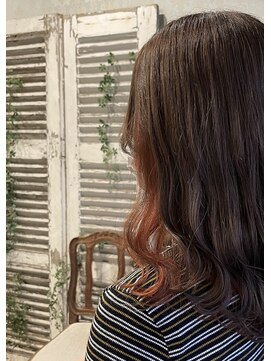 デコラロジィ 川越(DECORA rojii) インナーカラー☆オレンジカラー【川越/本川越】