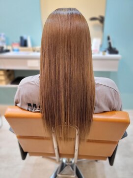 マフユ(MAFUYU) ワンカラーミルクティーベージュ/Hair Stylist MAFUYU