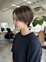 フィル(fil)&nbsp;ハンサムショート／グレージュ