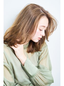 ユニックス イオンモール北戸田店(UNIX) 【脱白髪染め】白髪ぼかしハイライトカラー×ミディアムボブ